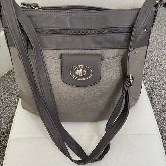 Rossetti Gray Shoulder Purse Mid-Sized - Picture 2 of 10